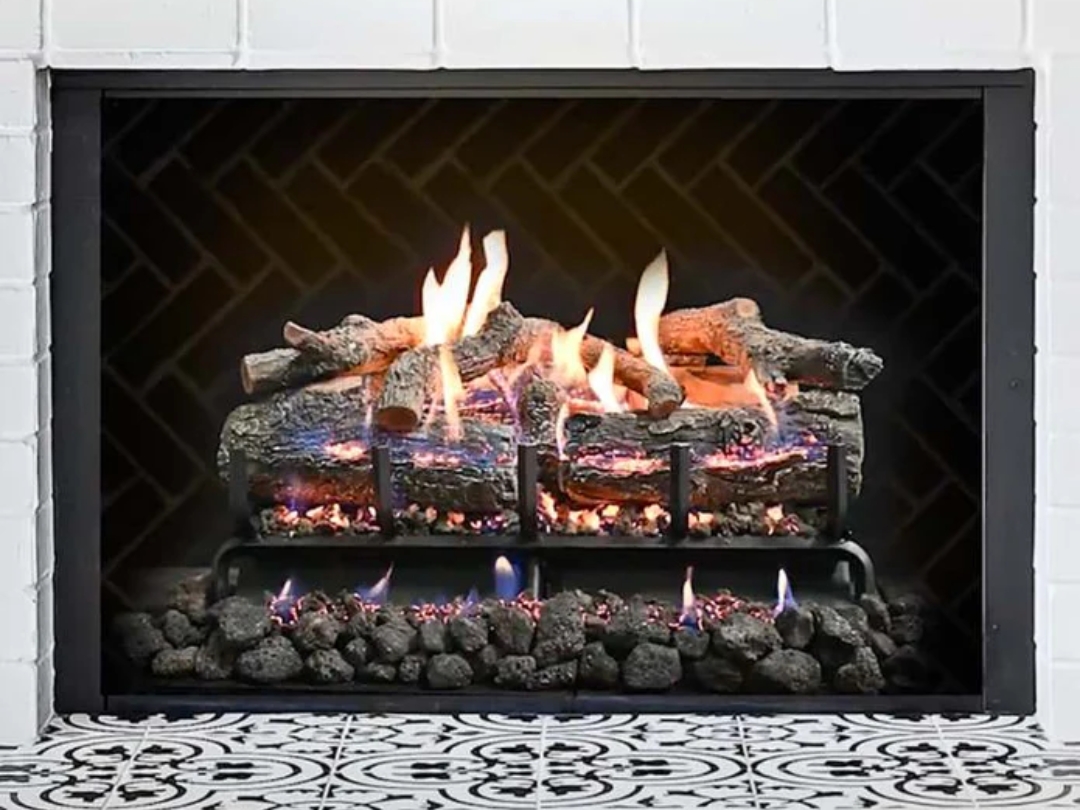 Grand Canyon Glowfire Arizona Weathered Oak Charred Vented Gas Log Set